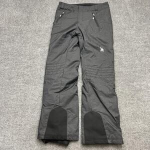Spyder Pants Womens 10 Gray Winter Ski Snow Insulated Waterproof Regular Outdoor